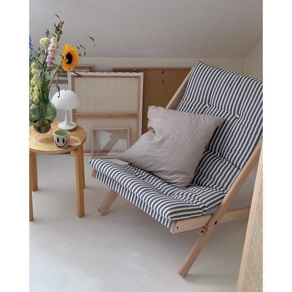 Zložljiv fotelj Karup Design Boogie Black/Linen Beige-image-1