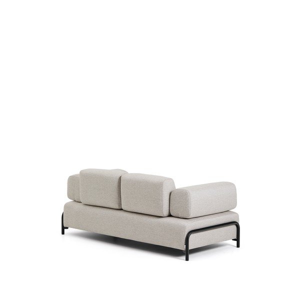 Sivo-bež sedežna garnitura 200 cm Compo – Kave Home-image-4