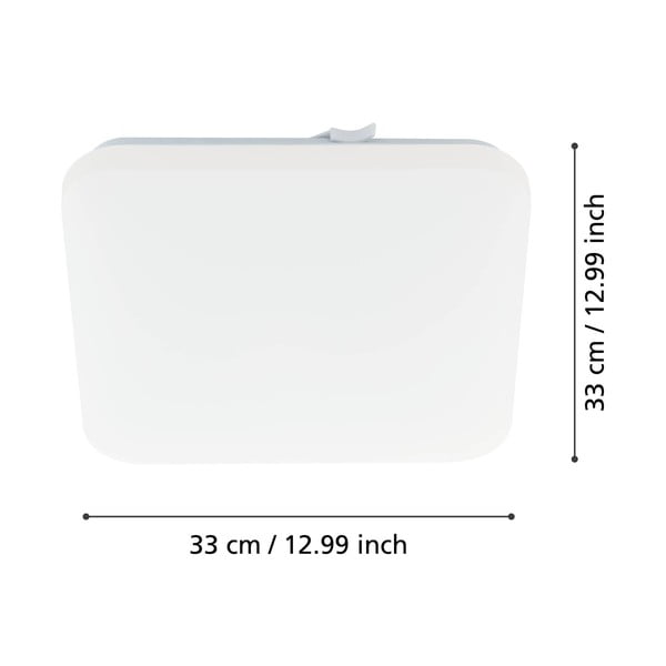 Bela LED stropna svetilka 33x33 cm FRANIA – EGLO-image-2