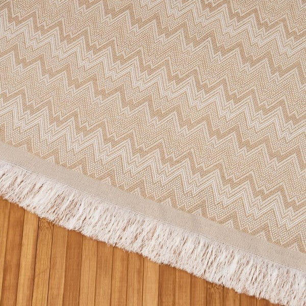 Bež pregrinjalo za zakonsko posteljo 230x290 cm Up & Down – Casa Selección-image-1