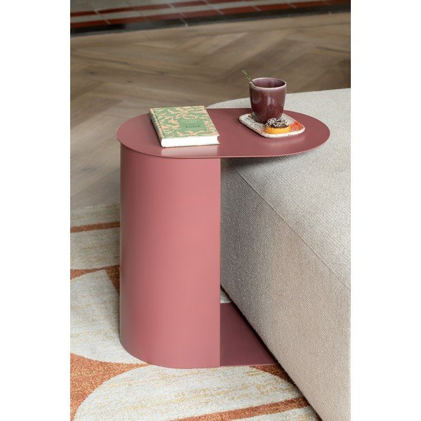 Kovinske stranske mizice v kompletu 2 ks 30x45 cm Riqueza Oval – Leitmotiv-image-1