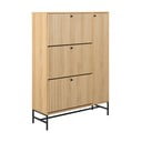 Preklopna omarica za čevlje v hrastovem dekorju v naravni barvi 99x140x35 cm Albany  – Actona