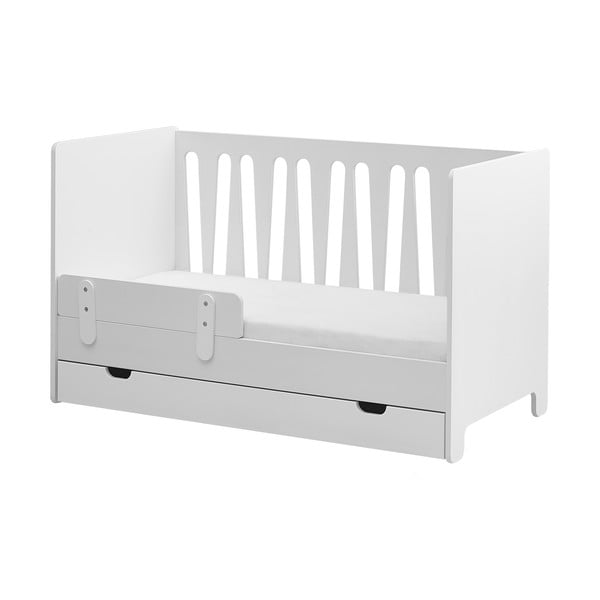 Bela otroška posteljica Pinio Moon, 70 x 140 cm-image-4