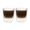 Steklene skodelice v kompletu z dvojno steno za latte 2 ks 320 ml Amo – Vialli Design