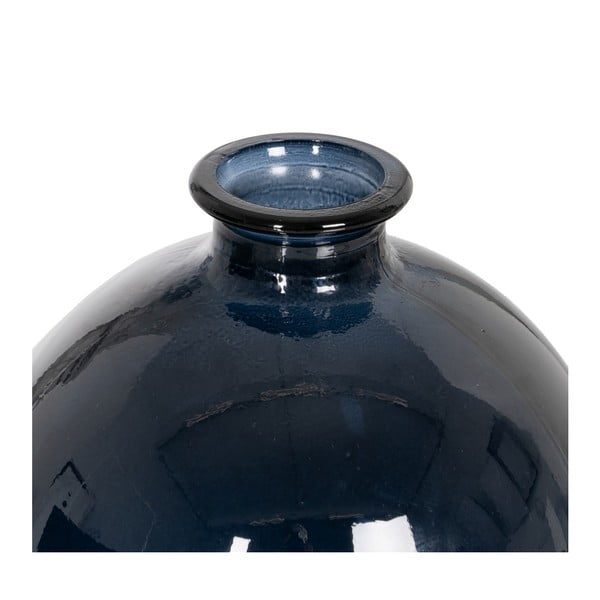 Temno modra ročno izdelana vaza (višina 18 cm) – Ixia-image-3