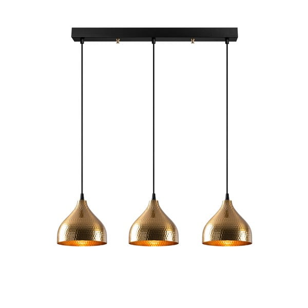 Viseča svetilka v zlati barvi s kovinskim senčilom Tattoo – Opviq lights-image-2