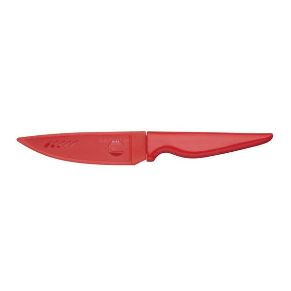 Rdeč večnamenski nož Kitchen Craft Clam, 10 cm