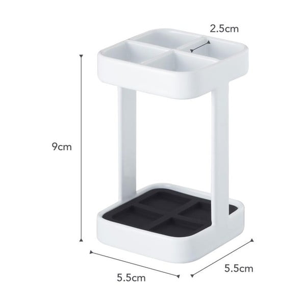 Belo stojalo za zobne ščetke YAMAZAKI Tower Slim-image-3