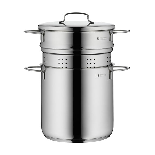 Lonec za testenine iz nerjavečega jekla s pokrovom WMF Cromargan® Mini, ⌀ 18 cm-image-1