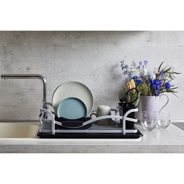 Črn odcejevalnik za posodo iz aluminija Wenko Drip-image-4