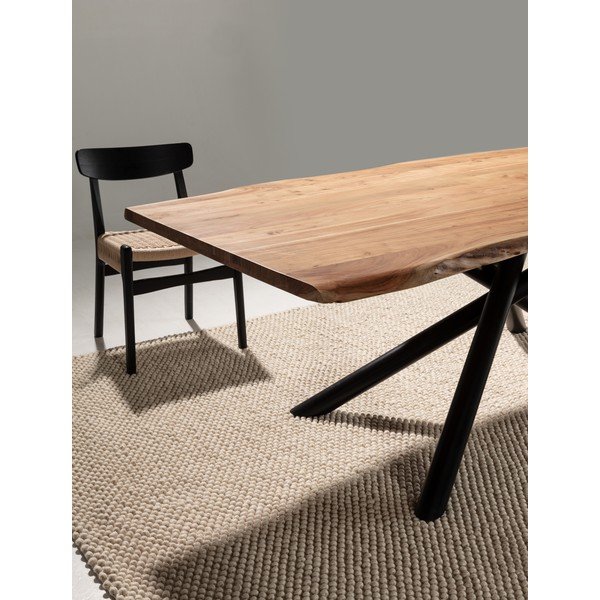 Jedilna miza iz masivne akacije 100x220 cm Anuri – MOME-image-2