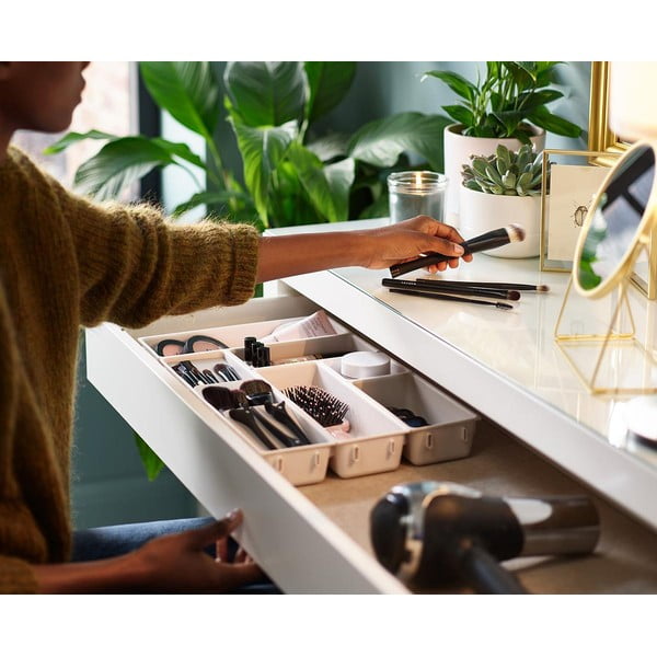 Bež kopalniški organizatorji v kompletu 7 ks Viva – Joseph Joseph-image-1