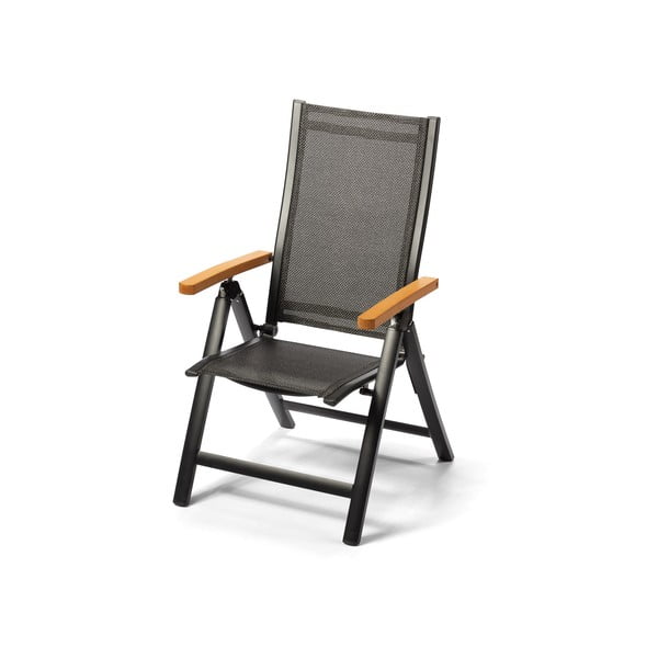 Temno siv kovinski vrtni stol Comfort – Debut