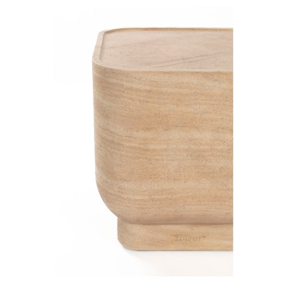 Stranska mizica v kamnitem dekorju ø 45 cm Noble – Zuiver-image-4