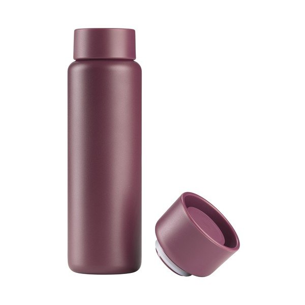 Bordo rdeč termo lonček iz nerjavečega jekla 650 ml Singles – Zone