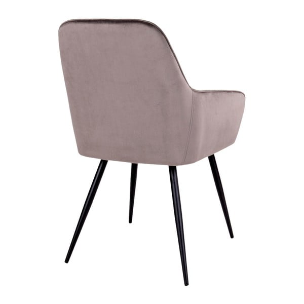 Svetlo rjavi oblazinjeni jedilni stoli v kompletu z nasloni za roke 2 ks Harbo – House Nordic-image-4