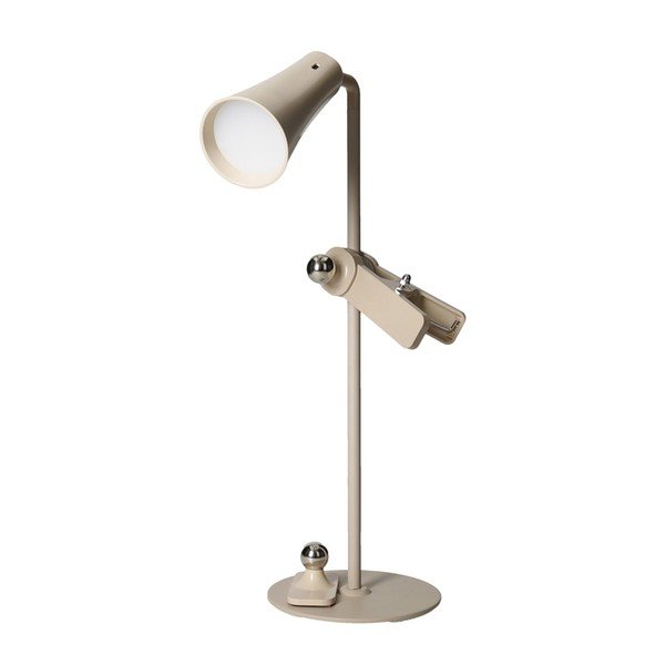 Bež LED namizna svetilka (višina 47,5 cm) 4in1 – Brandani