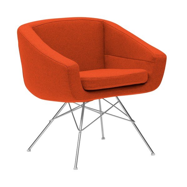 Oranžen fotelj Softline Aiko-image-4