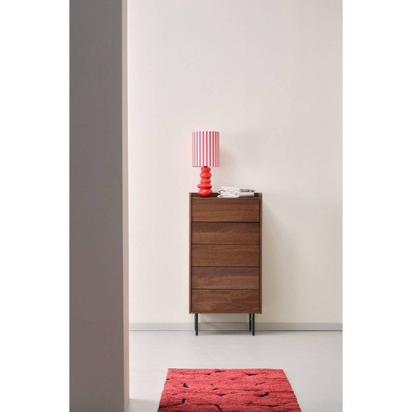Komoda v orehovem dekorju v temni naravni barvi 60x118,5x45 cm Örgryte – Jotex-image-1