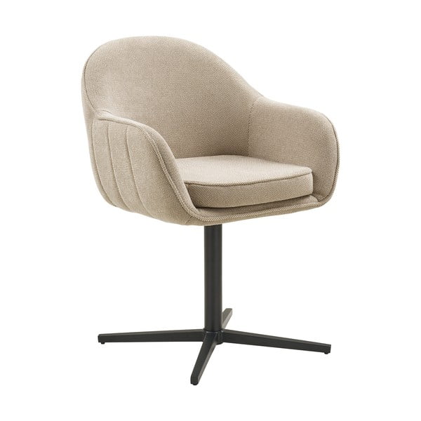 Svetlo sivi oblazinjeni jedilni stoli v kompletu z nasloni za roke 2 ks Tamera – House Nordic