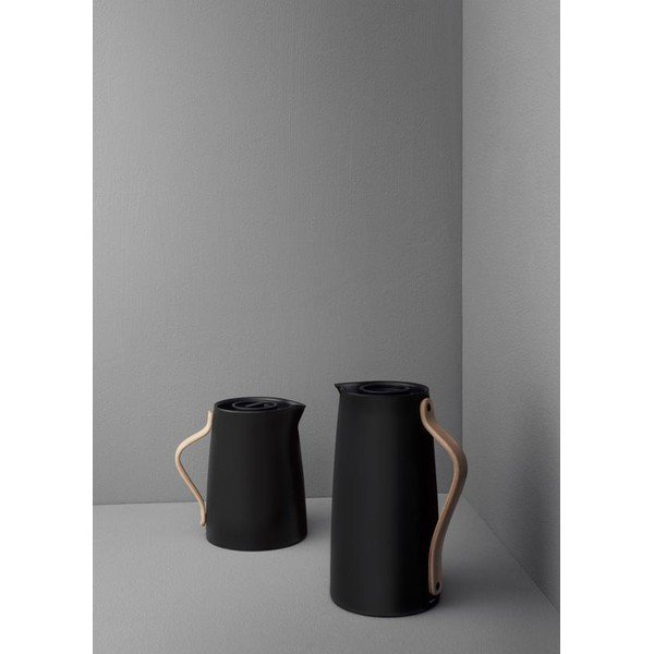 Črna termovka  iz nerjavečega jekla 1,2 l Emma – Stelton-image-1