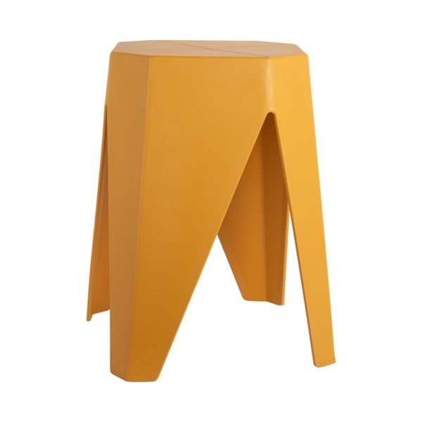 Gorčično rumen plastičen stolček Cherish – Leitmotiv-image-4