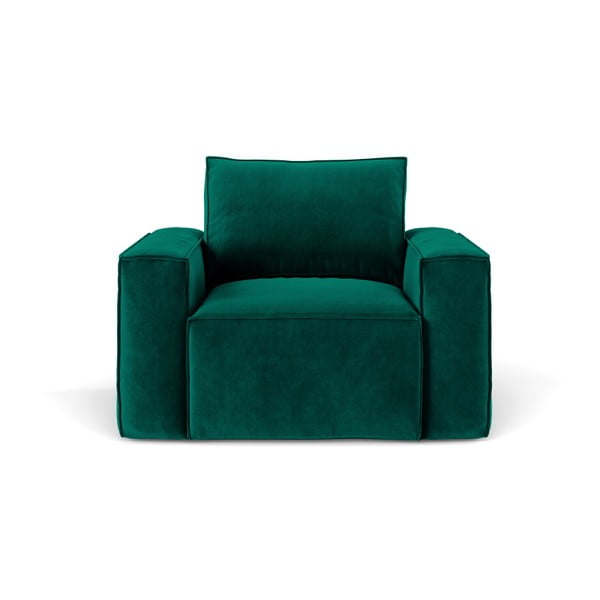 Temno zelen fotelj Cosmopolitan Design Florida