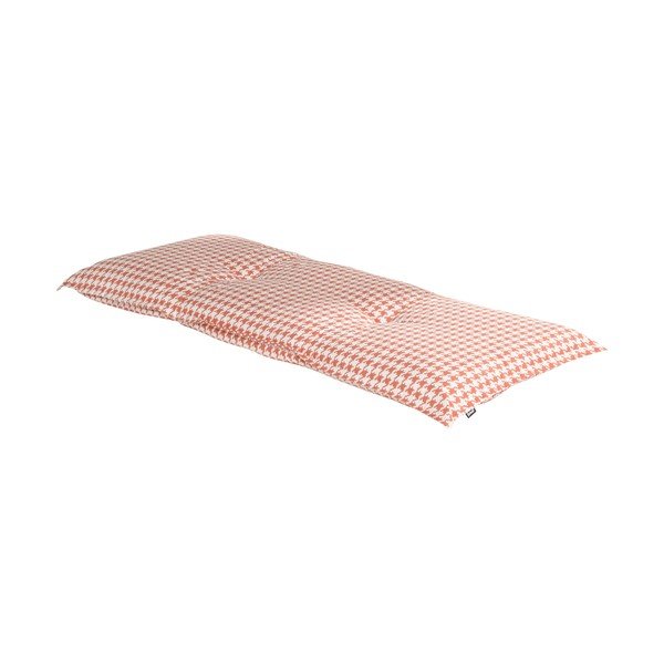 Oranžno-bela vrtna sedežna blazina Hartman Poule, 120 x 50 cm-image-1