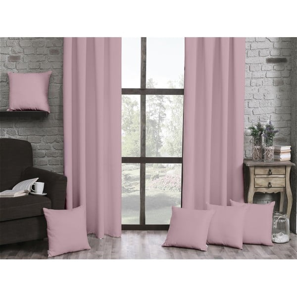 Pastelno roza zavesa Mike & Co. NEW YORK Honey, 140 x 270 cm-image-1