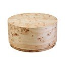 Okrogla klubska mizica v naravni barvi ø 80 cm Mota – Premier Housewares
