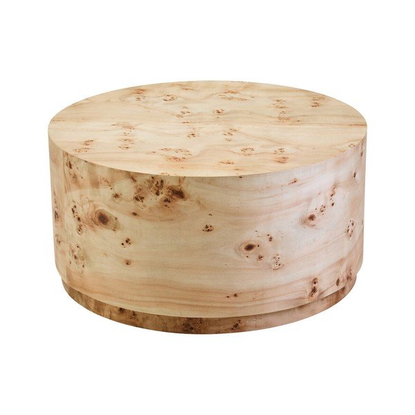 Okrogla klubska mizica v naravni barvi ø 80 cm Mota – Premier Housewares