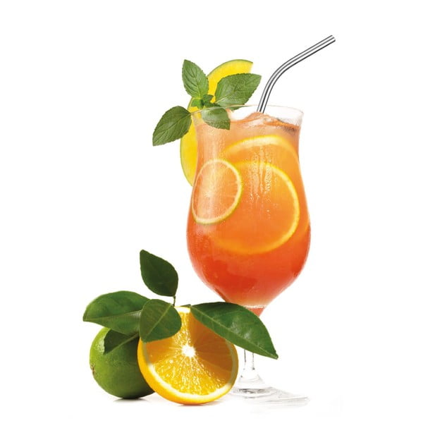 Komplet 4 ukrivljenih slamic iz nerjavečega jekla Westmark-image-2