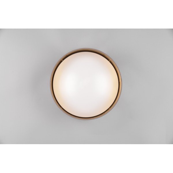 Svetlo rjava LED stropna svetilka ø 30 cm Locarno – Reality-image-2