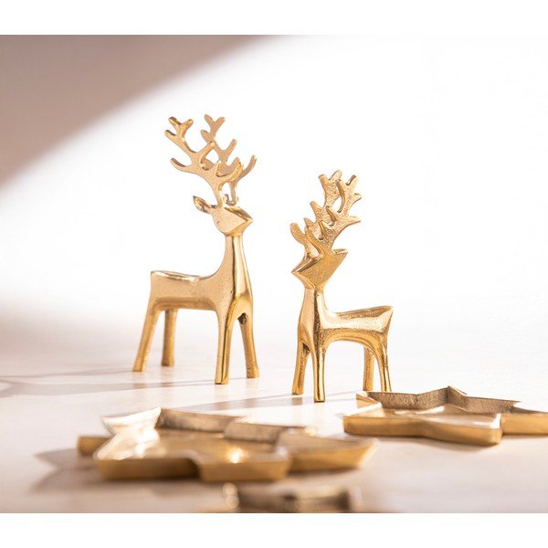 Kovinska božična figurica (višina 11 cm) Noelle Reindeer – Ladelle-image-3