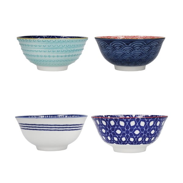 Set 4 keramičnih skled Kitchen Craft, ø 16,5 cm