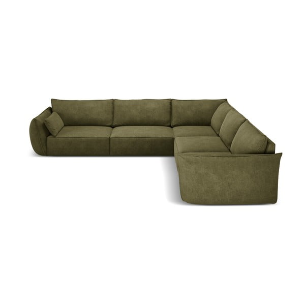 Zelen kotni kavč (obojestranski) Vanda - Mazzini Sofas