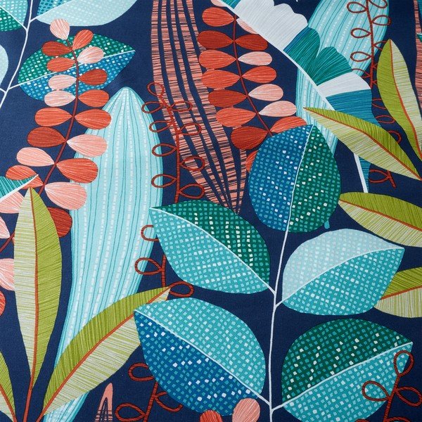 Zelena/turkizna enojna posteljnina 135x200 cm Botanical Leaves – Catherine Lansfield-image-4
