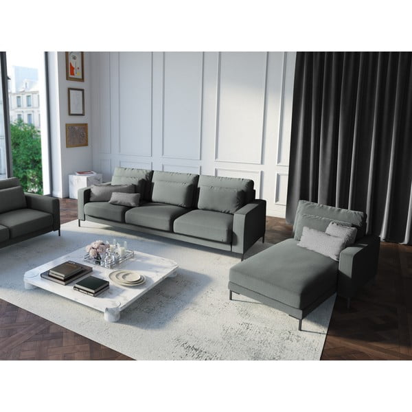 Siv ležalnik Interieurs 86 Seine, desni kot-image-1