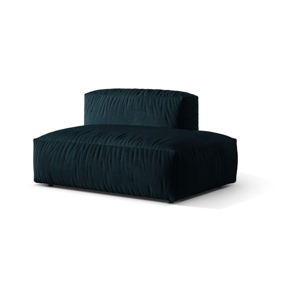 Temno moder žameten modul za sedežno garnituro (desni kot) Martina – Micadoni -image-1