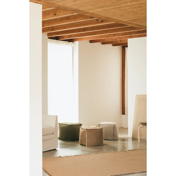 Kremno bela vreča za sedenje Handloom – Lorena Canals-image-4