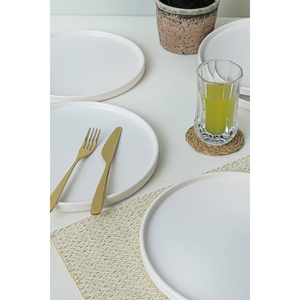 Beli keramični krožniki v kompletu 6 ks ø 27 cm – Hermia-image-2