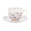 Bela/vijolična porcelanasta skodelica 280 ml Louka – Orion