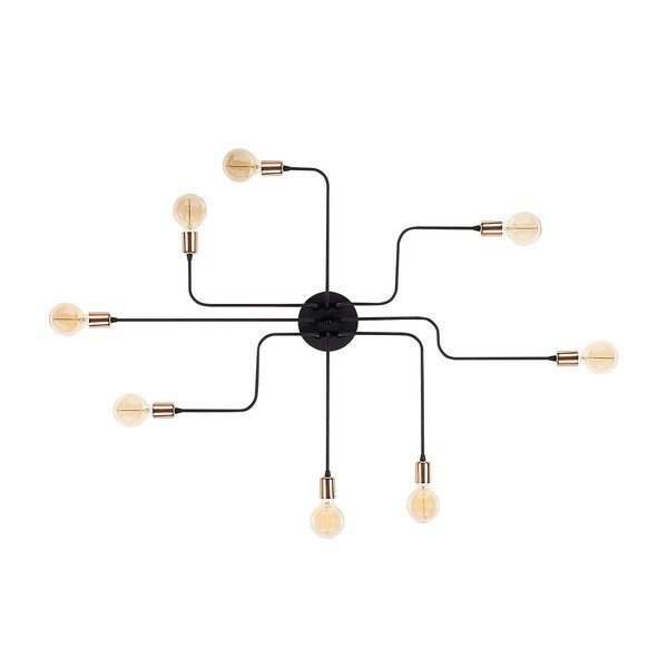 Črna/bronasta stenska svetilka Truva – Opviq lights-image-3