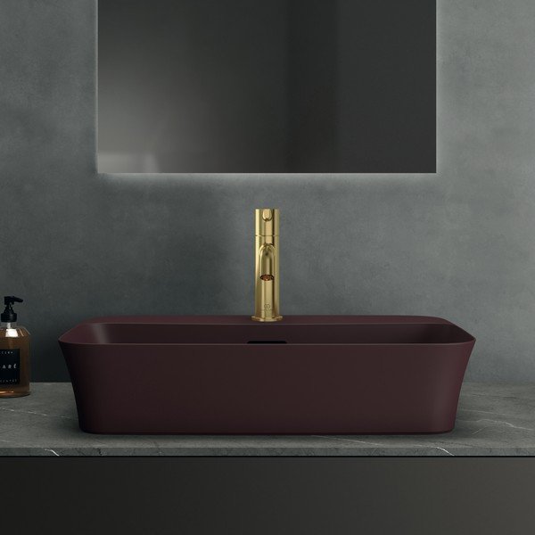 Bordo rdeč keramičen umivalnik 55x38 cm Ipalyss – Ideal Standard-image-1
