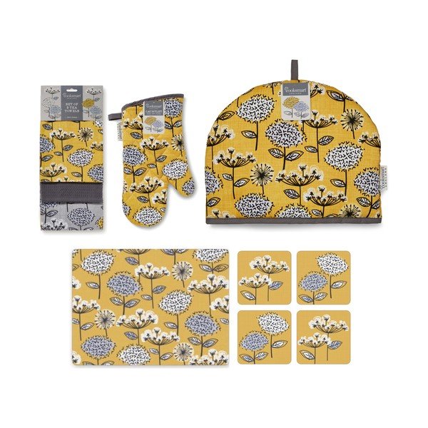 Komplet kuhinjskega tekstila 13 ks Retro Meadow – Cooksmart ®