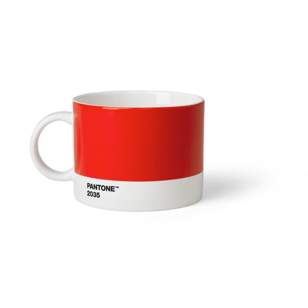 Rdeča skodelica za čaj Pantone, 475 ml