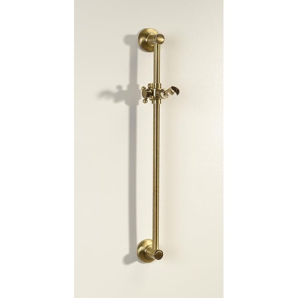 Medeninast stenski drog za tuš v bronasti barvi z drsnim nosilcem 67 cm Antea – Sapho-image-1