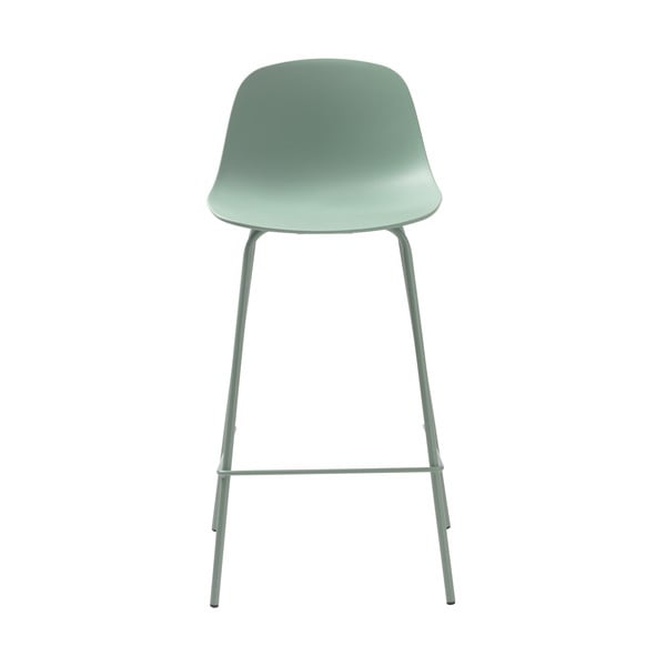 Svetlo zelen plastičen barski stol 92,5 cm Whitby – Unique Furniture