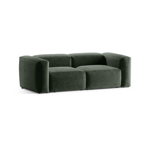 Zelena sedežna garnitura 224 cm Bergamo – Cosmopolitan Design-image-2