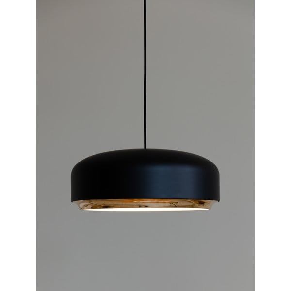 Črna LED viseča svetilka s kovinskim senčnikom ø 40 cm Hazel medium – UMAGE-image-4